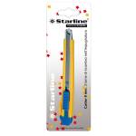 Cutter con bloccalama Premium - 9 mm - 2 lame incluse - Starline - STL SX-42 - STL (SX-42) - 8025133102942 - DMwebShop