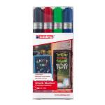 Marcatore Ending 4095 - punta tonda da 2 - 3 mm - colori assortiti - astuccio 4 pezzi - Edding - 4-4095-4999 - 4004764963676 - DMwebShop