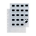 Buste forate porta diapositive Atla F Dia 20 - 20 spazi - 5,5 x 5,5 cm - trasparente - conf. 10 pezzi - Sei Rota - 662514 - 8004972016047 - DMwebShop