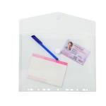 Busta forata con chiusura in velcro PPL 24 x 32 cm trasparente - 16461