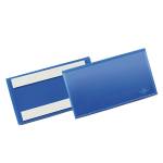 Buste identificative con bande adesive 150 x 67 mm blu - 17909