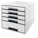 Cassettiera Drawer Cabinet Cube 5,28,7 x 27 x 36,3 cm bianco - 16335