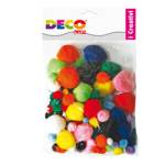Pompon colori assortiti Deco busta 40 pezzi - 18270