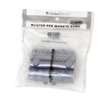 Portamonete PVC 2 cent grigio blister 20 pezzi - 18723
