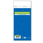 Blocco comande a 7 tagliandi 10 x 22 cm 25 x 2 cm 25 fogli x 2 copie autoricalcanti - 8067