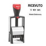 Timbro Datario Classic Line 5 righe 3 x 4,5 cm autoinchiostrante - 2037