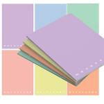 Maxiquaderno Monocromo Pastel A4,1 rigo con margine 42 fogli 80 gr - 17577