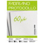 Foglio protocollo A4,4 mm 60 gr - 6416