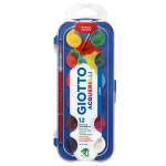 Pastiglie Acquerelli diametro 30 mm colori assortiti astuccio da 12 pastiglie - 2973