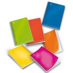 Quaderno Monocromo A5,1 rigo 70 fogli 80 gr 4 fori spiralato - 6088