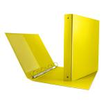 Raccoglitore Nettuno 22 x 30 cm 4 anelli a R 30 mm dorso 3,5 cm giallo - 7191