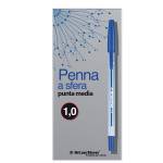 Penna a sfera con cappuccio - punta media 1 mm - blu - conf. 50 pezzi - Starline - stl1110. - 8025133030672 - DMwebShop