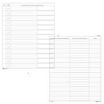 Registro cronologico 31x24,5,14 pagine - 5488