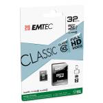 Micro SDHC Class 10 Classic - 32 Gb - Emtec - ECMSDM32GHC10CG - 3126170158505 - DMwebShop