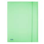 Cartella 3L con elastico Pastel - PPL - 24 x 33 cm - smeraldo - Favorit - 400116604 - 8006779022542 - DMwebShop
