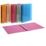 Raccoglitore Lumina 4 anelli tondi 30 mm 22 x 30 cm PP colori assortiti - 5349