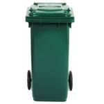 Bidone carrellato - 48 x 55 x 93 cm - 120 lt - verde scuro - Mobil Plastic - 1/120/5-VES - 8004331112755 - DMwebShop