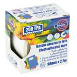 Nastro adesivo telato TPA 200 - 3,8 cm x 2,7 mt - bianco - Eurocel - 016014314 - 8001814001193 - DMwebShop