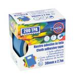 Nastro adesivo telato TPA 200 - 38 mm x 2,7 mt - blu - Eurocel - 016614314 - 8001814002060 - DMwebShop