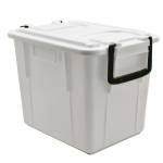 Contenitore Foodbox con coperchio 38x28x30 cm 20 lt PPL riciclabile bianco - 21755
