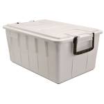 Contenitore Foodbox con coperchio 58 x 38 x 26 cm 40 lt PPL riciclabile bianco - 21754