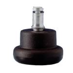 Kit 5 piedini universali per sedie nero - 12931