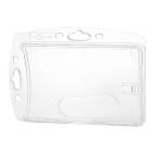 Portabadge rigido 5,4 x 8,7 cm trasparente - 18810