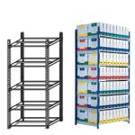 Scaffale Rang eco modulo base 5 ripiani 100 x 70 x 200 cm grigio - 12916