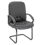 Seduta attesa Dante V con braccioli fissi nero - 12927