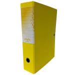 Scatola progetto KingPro - con portaetichetta - dorso 8 cm - giallo - Starline - STL5110. - 8025133029294 - DMwebShop