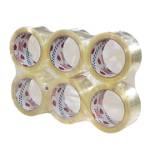 Nastro adesivo PP36NN - 5 cm x 66 mt - trasparente - conf. 6 pezzi - Eurocel - 006553366 - 36454A - DMwebShop