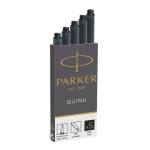 Cartucce quink permanente - nero - Paker - scatola 5 pezzi - Parker - 1950382. - 3501179503820 - DMwebShop