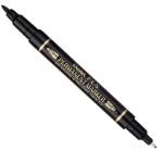 Marcatore permanente Twin tip - doppia punta fine - extra fine - nero - conf. 12 pezzi - Pentel - N75W-AE - 85826A - DMwebShop