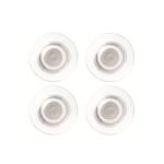 Magneti extraforti diametro 3,2 cm trasparente blister 4 pezzi - 22771