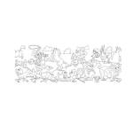 Rotolo creativo adesivo tema fattoria 30x400 cm - 22503