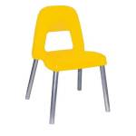 Sedia per bambini Piuma H 35 cm giallo - 22477