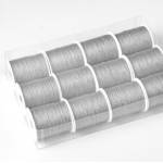 Rocchette cordonetto 2 capi 20 mt argento - 23668