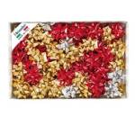 Stelle di nastro metal 6870,14 mm diametro 6,5 cm colori assortiti - 23640