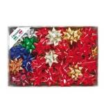 Stelle di nastro metal 6870,19 mm diametro 9 cm colori assortiti - 23639