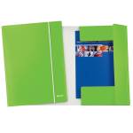Cartella con elastico WOW - cartoncino plastificato - 3 lembi - 25 x 35 cm - verde lime - conf. 5 pezzi - Leitz - 39830054 - 4002432601660 - DMwebShop