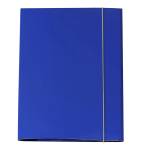 Cartellina con elastico cartone plastificato 3 lembi 25 x 34 cm blu Queen Starline OD0032LBXXXAE01 - 788