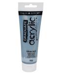 Colore acrilico fine Graduate 120 ml argento imitazione - 24442