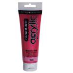 Colore acrilico fine Graduate 120 ml rosso metal - 24458