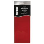 Carta velina - 20 gr - 50 x 76 cm - rosso - busta 5 fogli - Deco - 12283/06 - 8004957122862 - DMwebShop