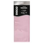 Carta velina - 20 gr - 50 x 76 cm - rosa - busta 5 fogli - Deco - 12283/21 - 8004957122923 - DMwebShop