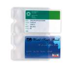 Busta porta card - 5,8 x 8,7 cm - 2 tasche - trasparente - conf. 50 pezzi - Sei Rota - 484302 - 8004972027234 - DMwebShop