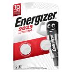 Pile CR2025 Lithium - 3 V - specialistiche - blister 2 pezzi - Energizer - E304126902 - 7638900450330 - DMwebShop