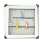 Bacheca murale portachiavi 25 posti 30 x 30 cm - 5922