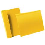 Buste identificative con aletta pieghevole A4 orizzontale giallo - 6039