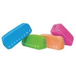 Bustina silicone Soft Touch Monocromo 80x200x60 mm colori assortiti fluo - 8430